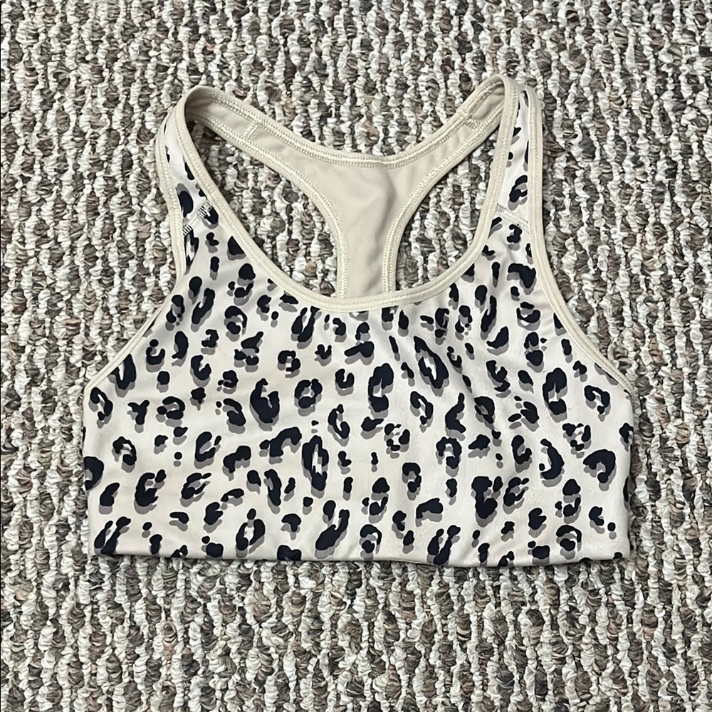 Leopard Print Sports Bra